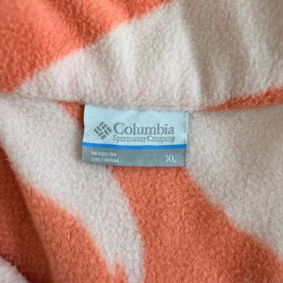 Columbia Women's Benton Springs Printed Full Zip Fleece Jacket XL - Picture 3 of 4